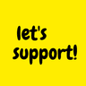 Let's Support Logo